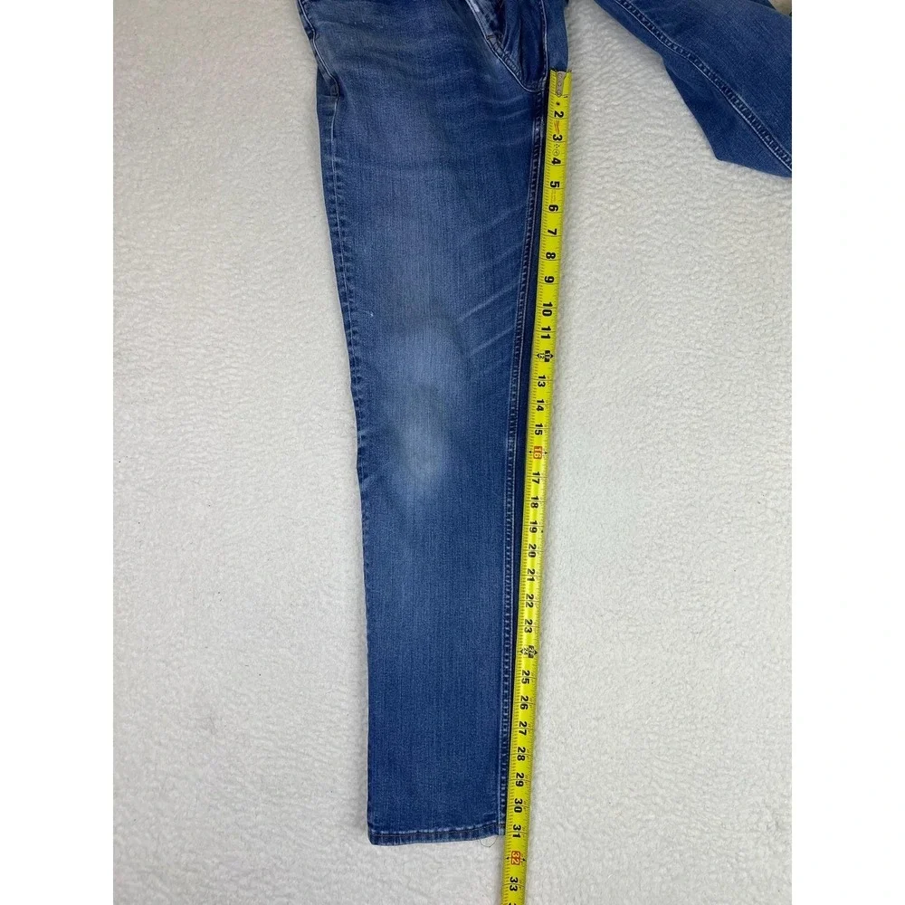 Banana Republic Jeans Mens Blue‎ Slim Traveler Rinse Tapered Stretch Fits 31x32